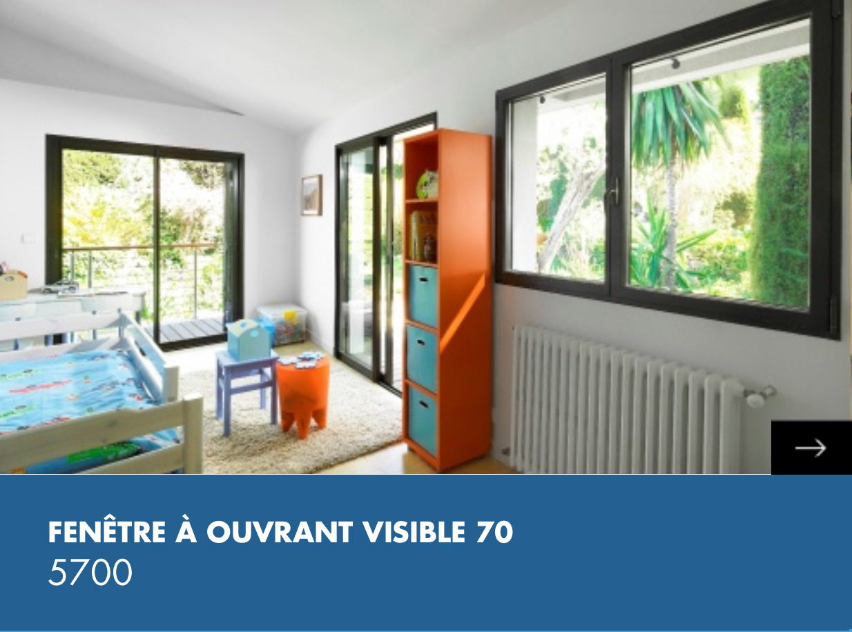 fenetre ouvrant visible 70 5700